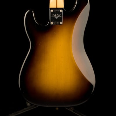 Fender Custom Shop '57 Precision Bass Journeyman Relic Wide-Fade 2 Tone Sunburst image 12