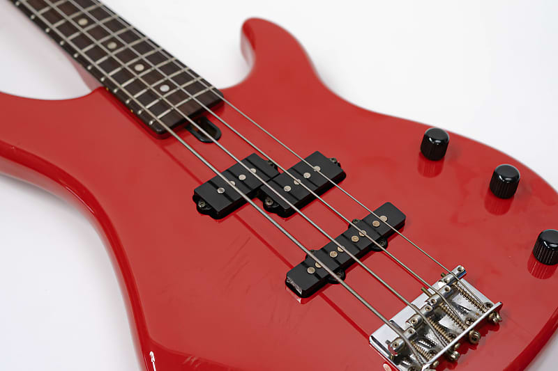 Yamaha RBS Model 200 P/J Electric Bass with Gigbag - Red