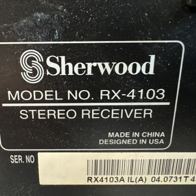 Sherwood RX-4103 Receiver HiFi Stereo Vintage Home Audio 2 | Reverb