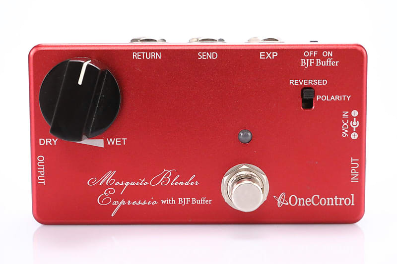 One Control Mosquito Blender Expressio Effect Send Guitar Pedal