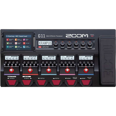 Zoom G11 Multi-Effects Processor With Expression Pedal for sale