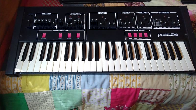 Sequential Prelude 49-Key 49-Voice Polyphonic Synthesizer 1982 - Black image 1