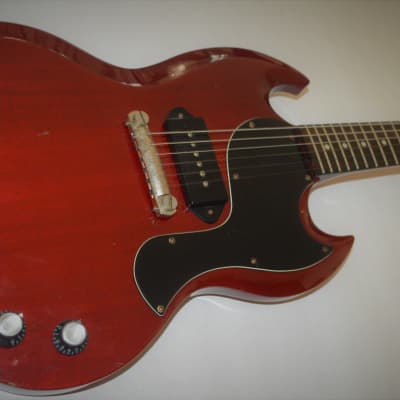 Greco Sg Junior 1962 Replica Long Tenon Neck P90 Wine Red | Reverb