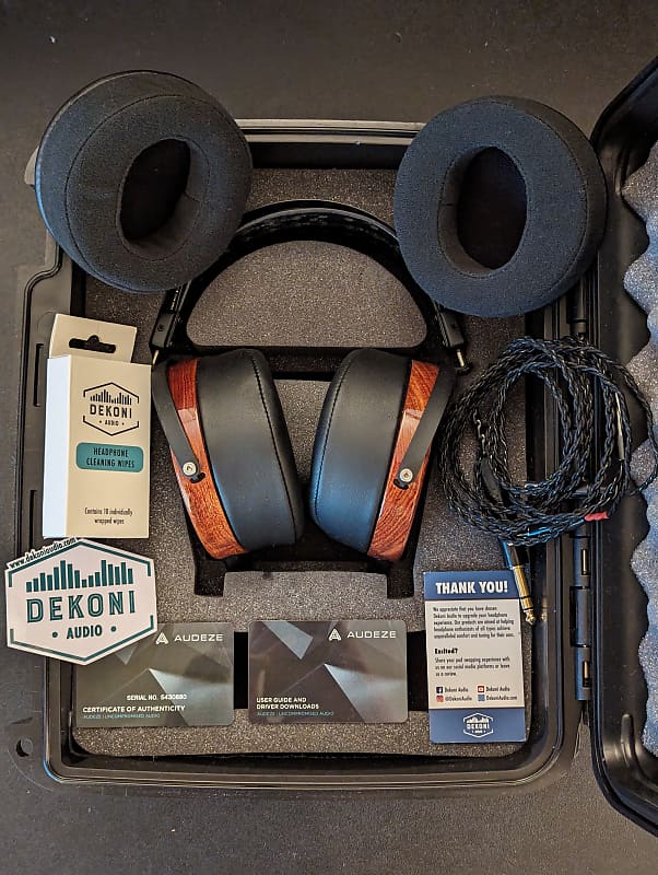 Audeze LCD-2 + Dekoni Velour Ear Pads (Mint/Nearly Unused) | Reverb