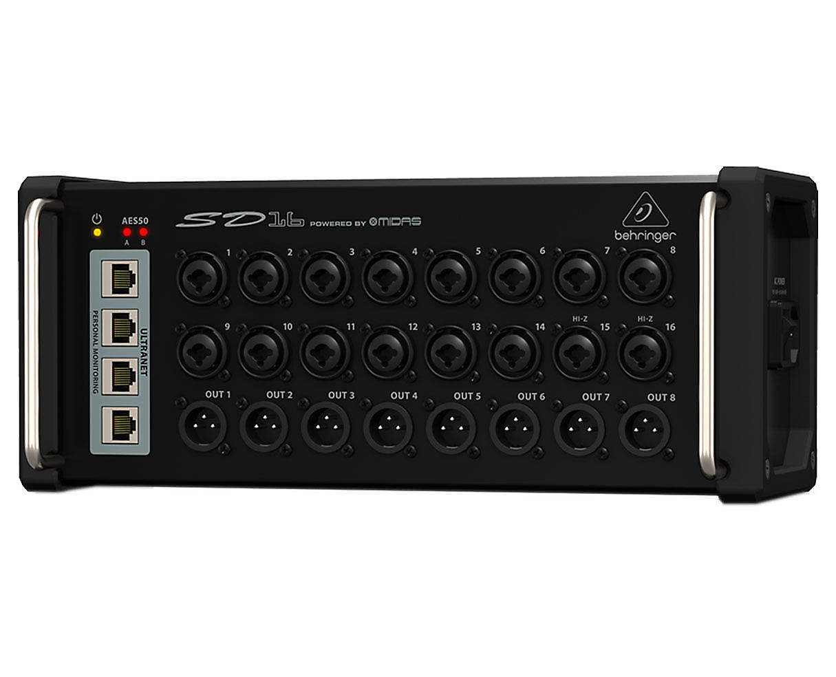Behringer SD16 I O Box 16-Preamps 8-Outputs | Reverb