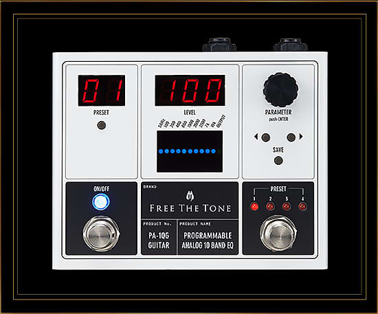 Free The Tone PA10QG Programmable 10-Band Analog Guitar EQ | Reverb