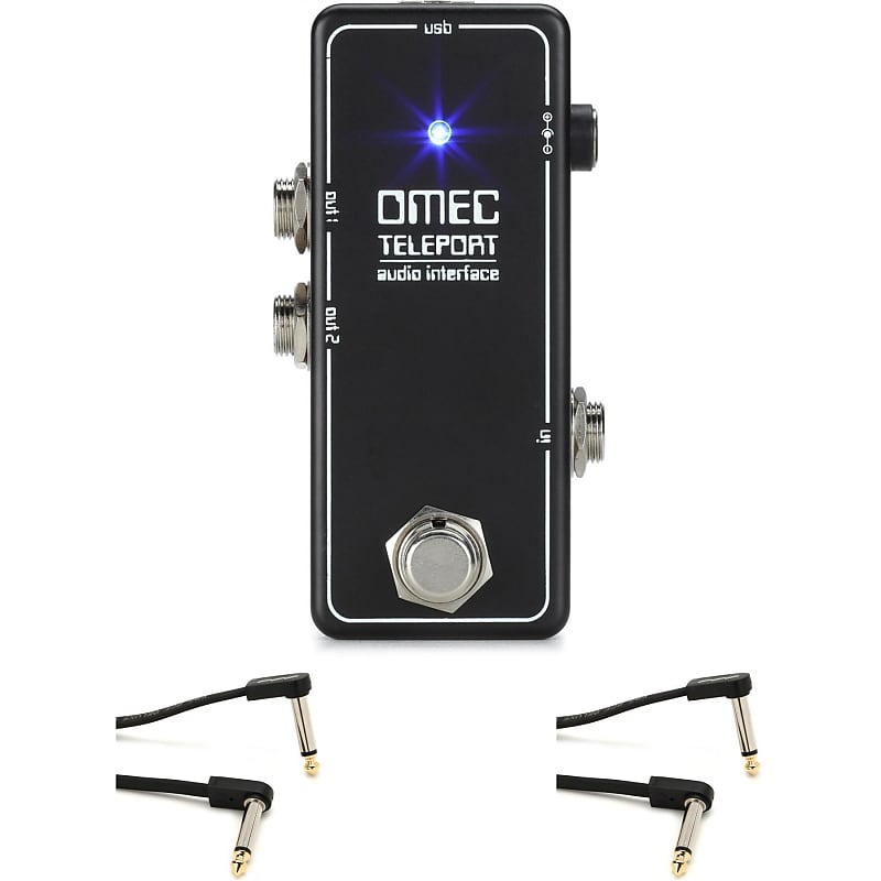 新品未使用 ORANGE OMEC Teleport Orange OMEC Teleport Guitar Audio Interface | Sweetwater