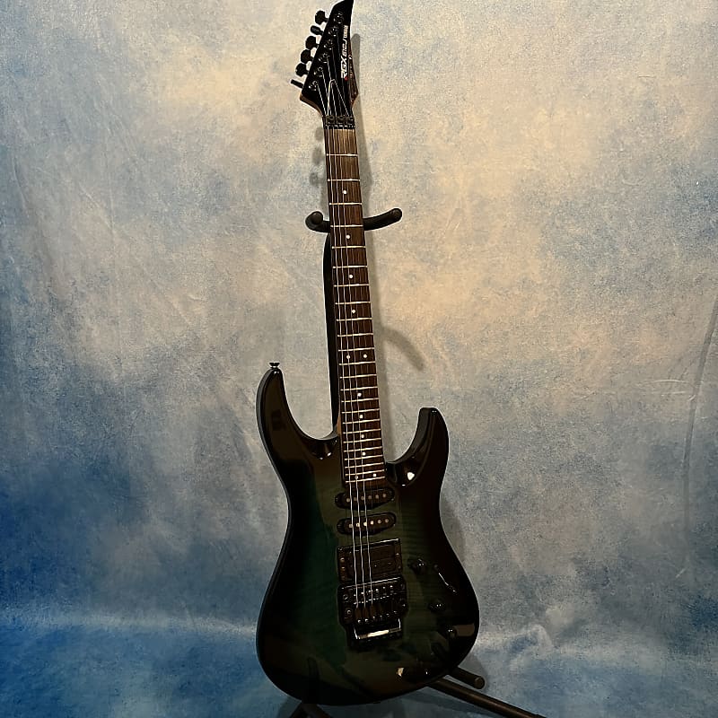 Yamaha RGX 612 J 1990s Green Burst | Reverb