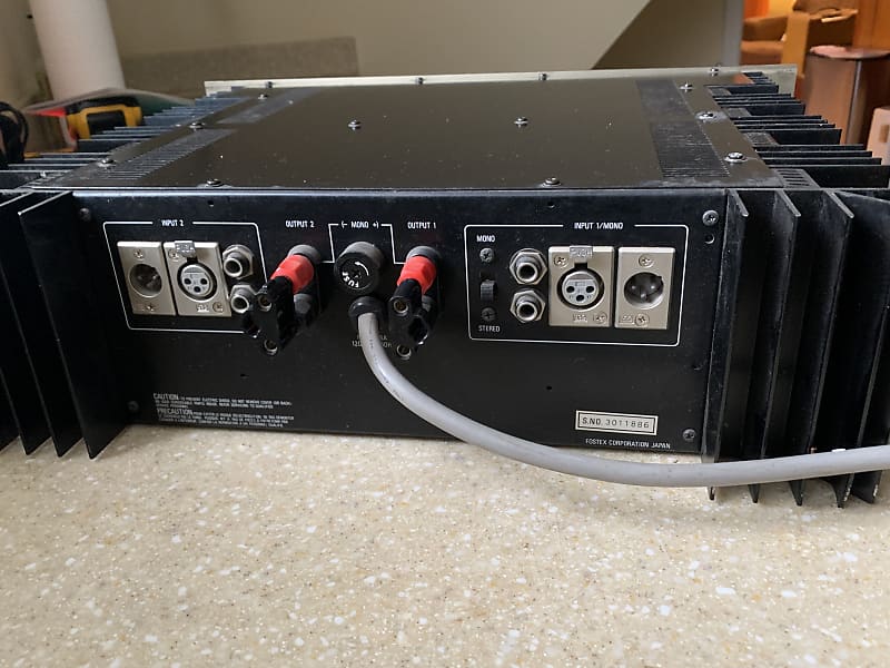 Fostex Lab Series 600 power amplifier Recording studio