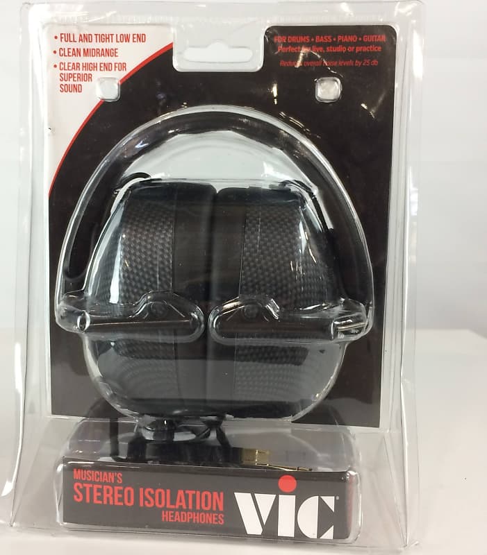 Vic Firth SIH2 Version 2 Stereo Isolation Headphones | Reverb