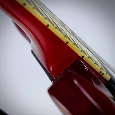 Carparelli Diesel Handmade Baritone Guitar Mahogany Indian Rosewood 27 inch scale 2021 - Wine Red image 7
