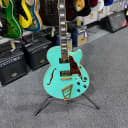 D'Angelico Excel EX-SS Semi Hollow Electric Guitar-Rosewood Fingerboard 2015 Surf Green
