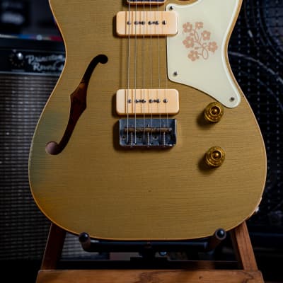 Bruno Guitars TN-295 Relic - Brass Powder Gold | Reverb