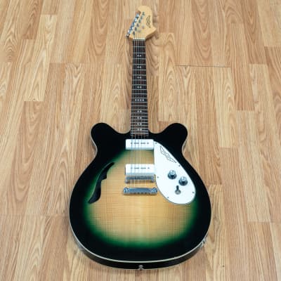 Eastwood Micro-Frets Spacetone Hard-Tail in Martian Green (Good) *Free Shipping* for sale