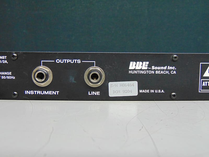 BBE 411 Sonic Maximizer Rack Unit | Reverb