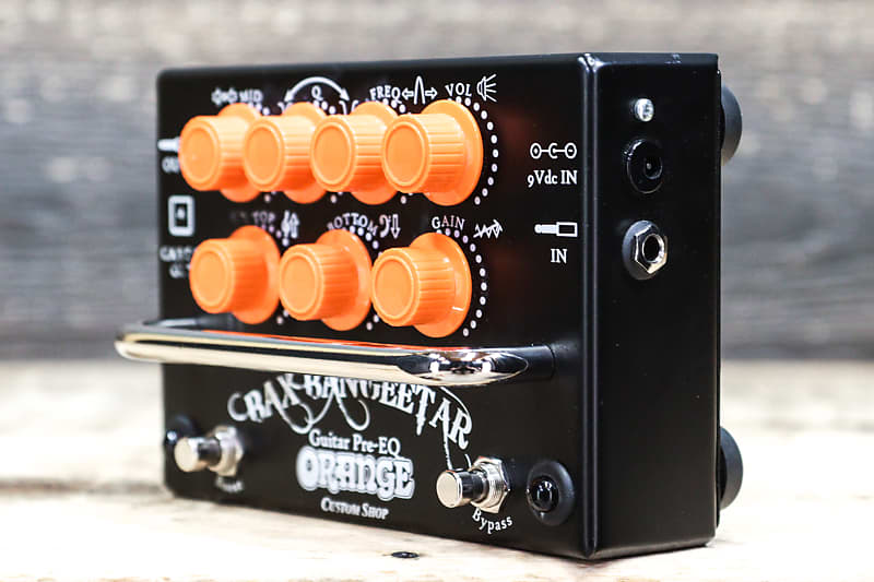 Orange Custom Shop Bax Bangeetar Guitar Preamp & EQ Black Orange Custom Shop Bax Bangeetar Guitar Preamp & EQ Black