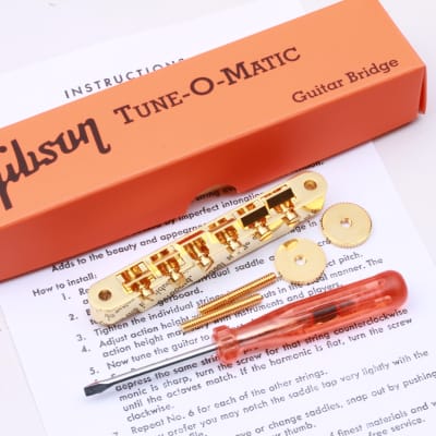 Gibson®New Gold Nonwire ABR-1 with Area59' Softbrass Kit and Repro Orange Box. 2022 Gold for sale