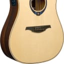 LÃG Tramontane THV30DCE Dreadnought Cutaway Acoustic Guitar with Hyvibe