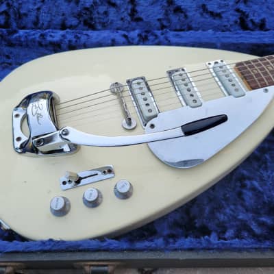 1965 Vox Phantom/Mk III Guitar - UK Made - White Teardrop - Mark 3 for sale