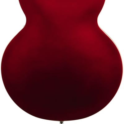 Epiphone Riviera Semi-Hollowbody Archtop Electric Guitar, Sparkling Burgundy image 6