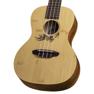 Luna Uke Bamboo Concert w/Gigbag, Help Support Small Business Buy it Here Natural for sale