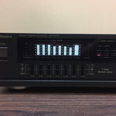 Vintage Technics Stereo Graphic Equalizer SH-8058 7 Band EQ