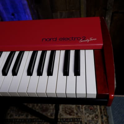 Nord Electro 2 SW73 Semi-Weighted 73-Key Digital Piano 2002 - 2009 - Red with Keyboard Stand & Sustain Pedal image 6