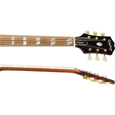 Epiphone Inspired by Gibson Hummingbird, Aged Antique Natural image 6