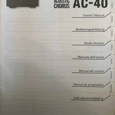 Roland AC-40 Acoustic Chorus 2-Channel 40-Watt 2x6.5" Acoustic Guitar Combo 2013 - Present - Black image 8