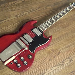 Greco SG with Lyre Vibrola 1963 Reissue SS63-70 - One of The Rarest! Maestro Tremolo image 3