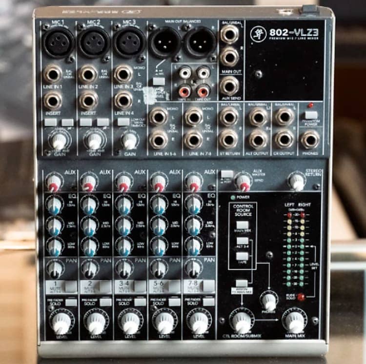 Mackie 802-VLZ3 8-Channel Compact Audio Mixer