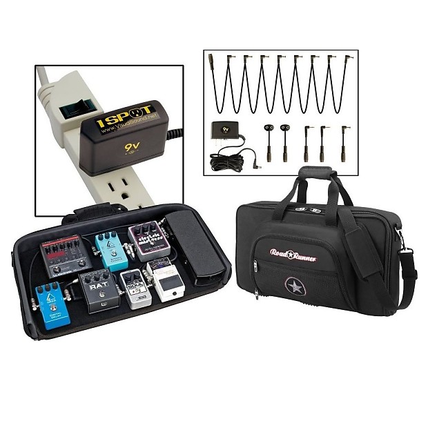 NEW Road Runner Pedal Board with Bag and Visual Sound 1 Spot Reverb