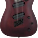 Jackson X Series Dinky Arch Top DKAF7 MS Electric Guitar. Laurel FB, Multi-Scale, Stained Mahogany