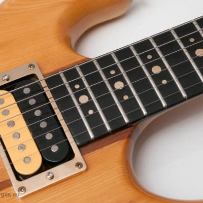 Kay Double Cut, Natural, Neck Through, ebony fingerboard 70's Vintage image 13