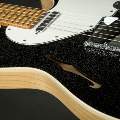 Suhr Eddie's Guitars Exclusive Custom Classic T Roasted - Black Sparkle image 13