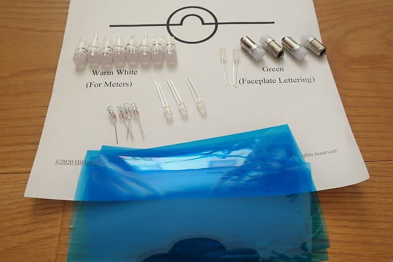 McIntosh MC2255 bulbs lamps lights  			