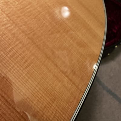 2018 Taylor 612 612e 14-fret Grand Concert Natural Brown Sugar Stained Flamed ES2 OHSC image 18