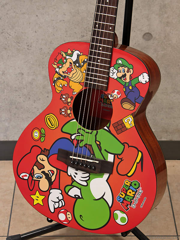 Super Mario Acoustic Guitar Aria 151SM | Reverb
