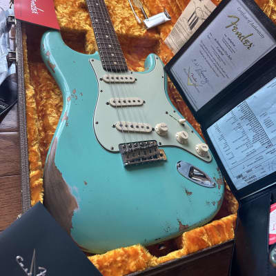2020 Fender Custom Shop 1960 Stratocaster ‘60 Heavy Relic - Seafoam Green for sale