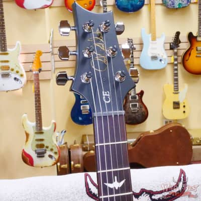 Paul Reed Smith PRS Wild West Guitars Special Run CE 24 Painted Black Neck 57/08 Covered Pickups Faded Grey Black Cherry Burst 7.85 LBS image 5