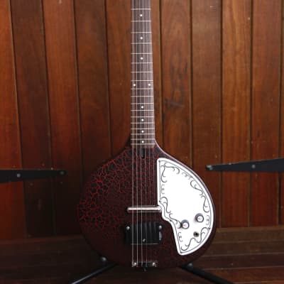 Danelectro Baby Sitar Electric Red Crackle image 2