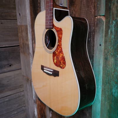 Guild Westerly Collection D-150CE with Rosewood Fretboard - Natural with Gig Bag image 4