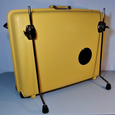 The "Bumble" Suitcase Kick Drum / Made by Side Show Drums - Yellow and Black image 1