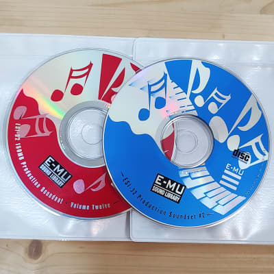 E-MU Sound Library Vol 12 ESI-32 150MB Production Soundset, 32,2000,4000, E4, emu CD