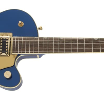 Gretsch G-5655TG Electromatic Center Block Jr Single-Cut Electric Guitar, Azure Metallic image 4