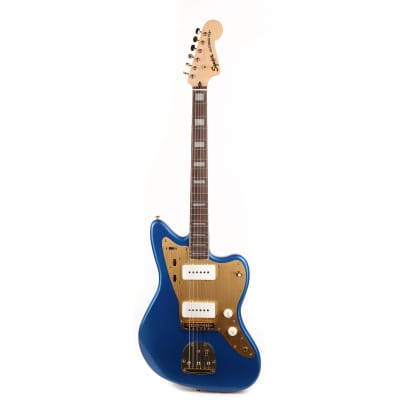 Squier 40th Anniversary Jazzmaster Gold Edition Lake Placid Blue image 2