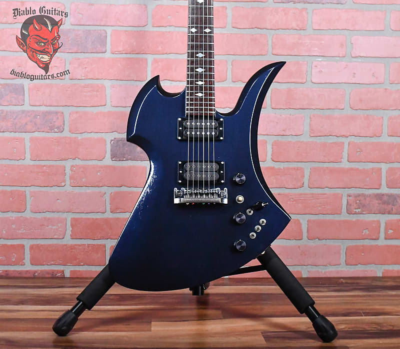 B.C.Rich USA Mockingbird Deep Blue Metallic 1984 w/OHSC | Reverb