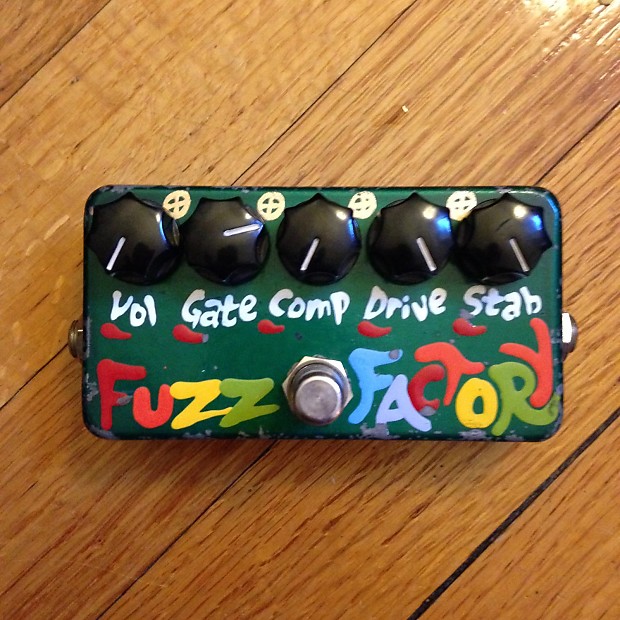 Early 1998 Zvex Fuzz Factory Hand Painted Guitar Pedal