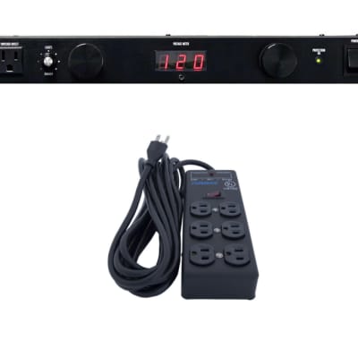 Furman M-8DX Power Conditioner Bundle With SS6B Power Strip image 1