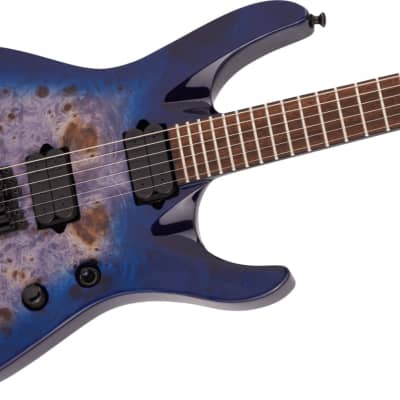 Jackson Pro Chris Broderick Soloist HT6P Electric Guitar, Trans Blue Poplar image 4